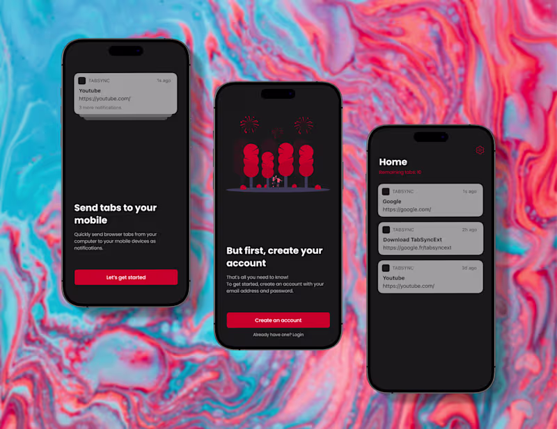 Cover image for Tab Sync - Share Your Browser Tabs To Your Phone