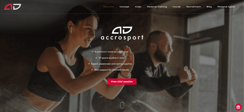 Cover image for Professional Gyms and Fitness Club
