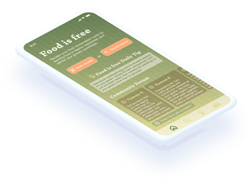 Cover image for Food Is Free: App Design