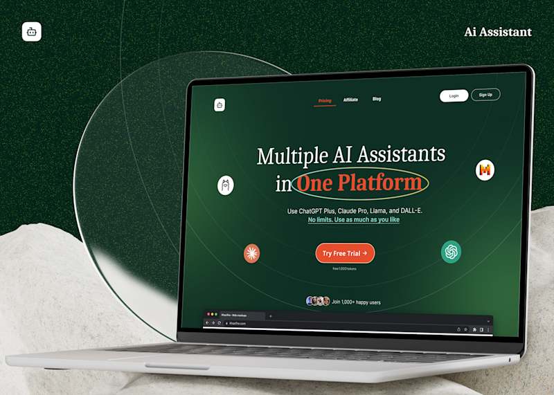 Cover image for AI Asistenku - Web Redesign