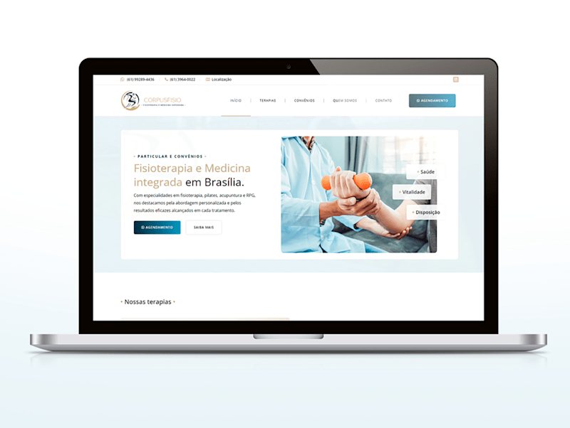 Cover image for Wordpress + Elementor Website - CorpusFisio