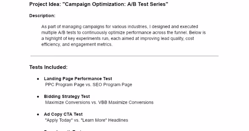 Cover image for Campaign Optimization through A/B Testing