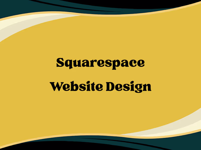 Cover image for Squarespace Website Design