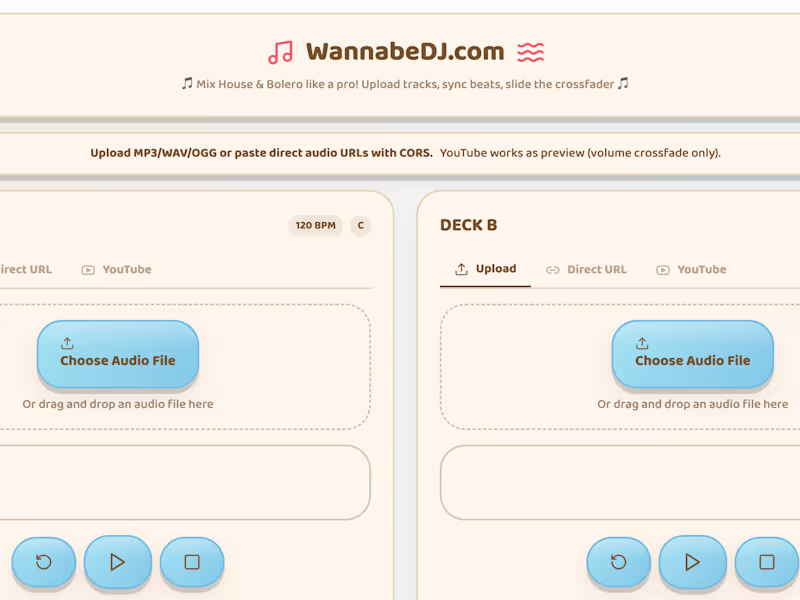 Cover image for WannabeDJ.com