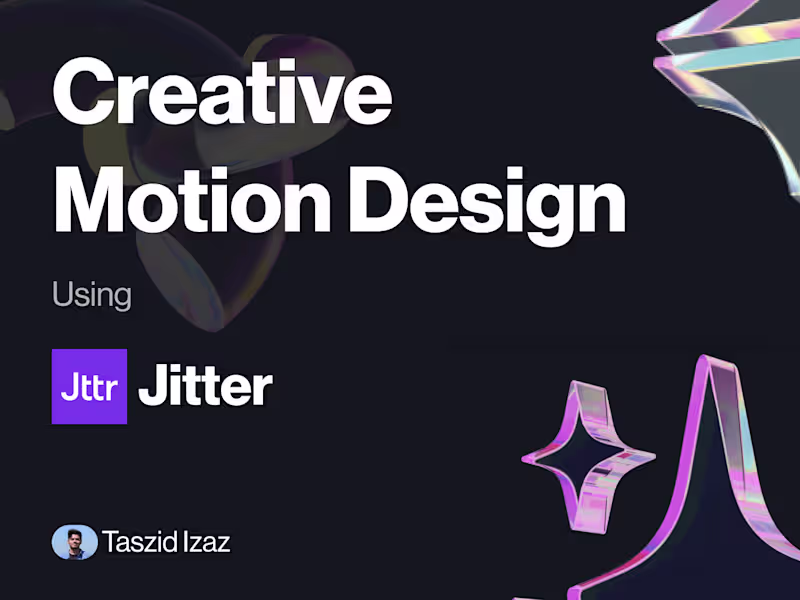 Cover image for Creative Motion Design Using Jitter