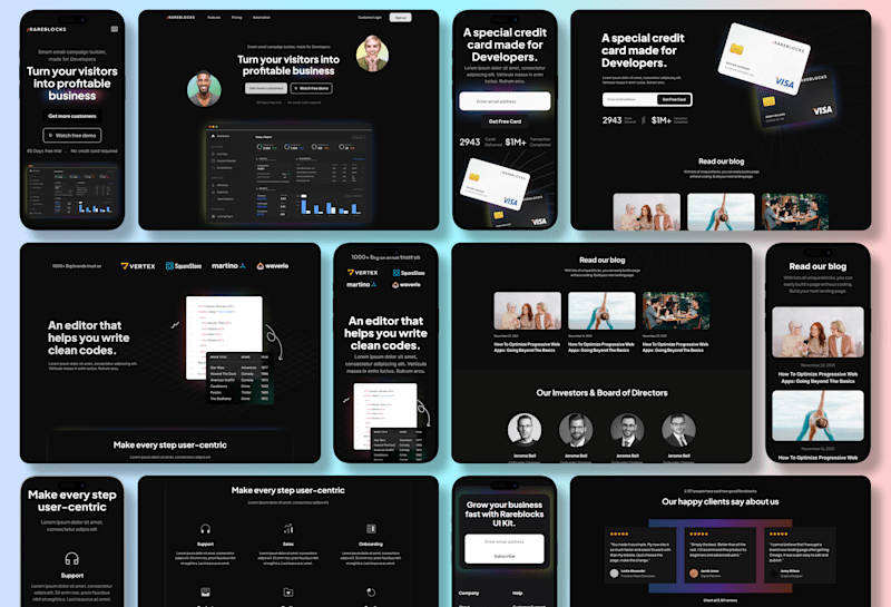 Cover image for Landing Page Design for Website & Mobile Android/ iOS Version 