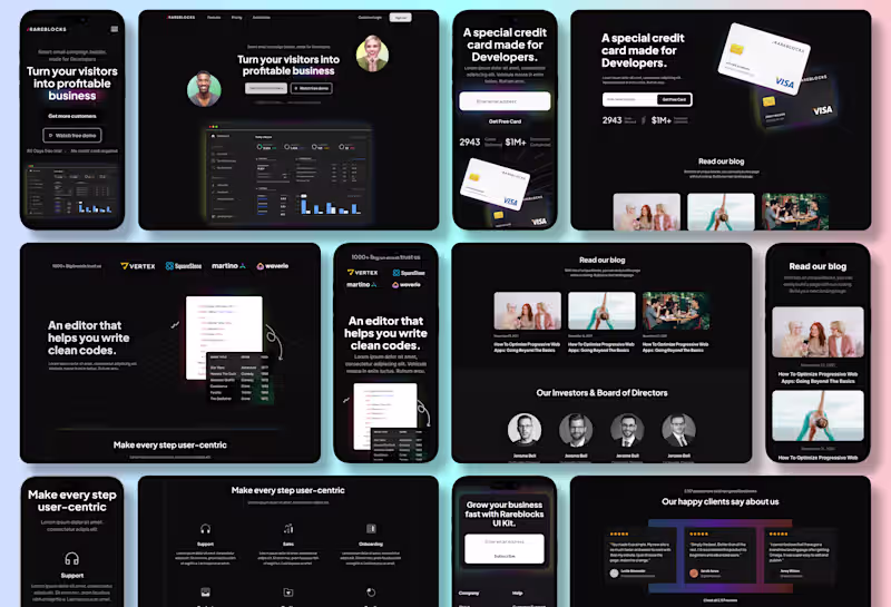Cover image for Landing Page Design for Website & Mobile Android/ iOS Version 