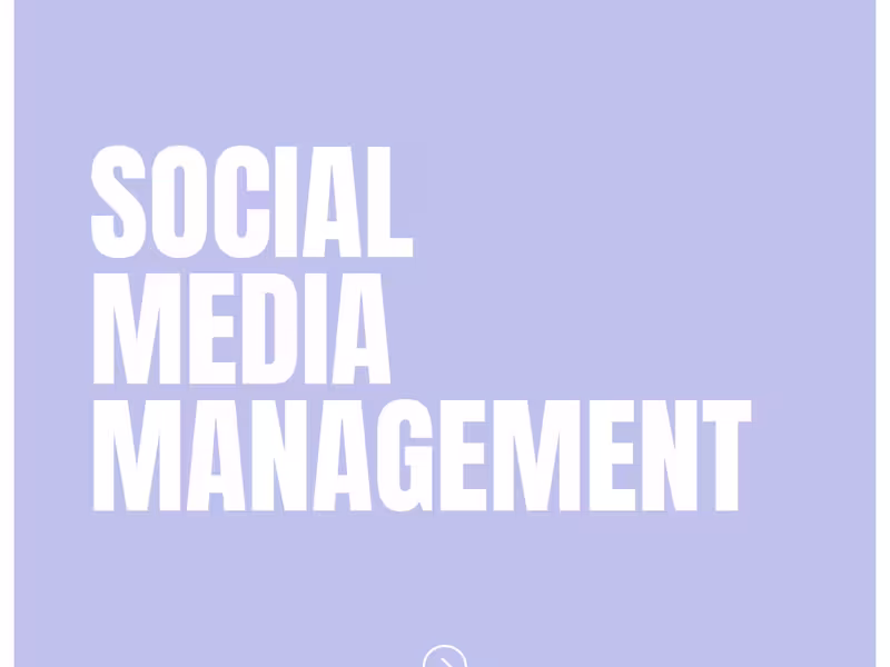 Cover image for Social Media Management