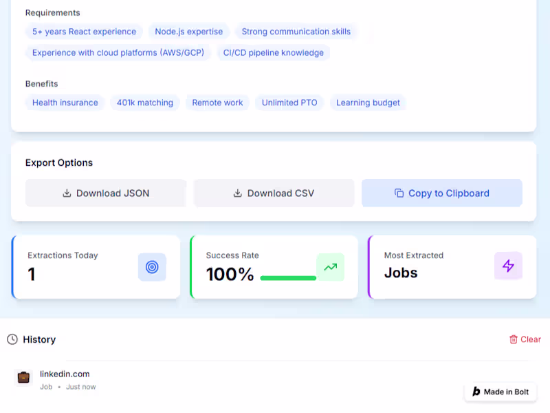 Cover image for Smart URL Data Extractor – Enterprise Web Scraping Tool