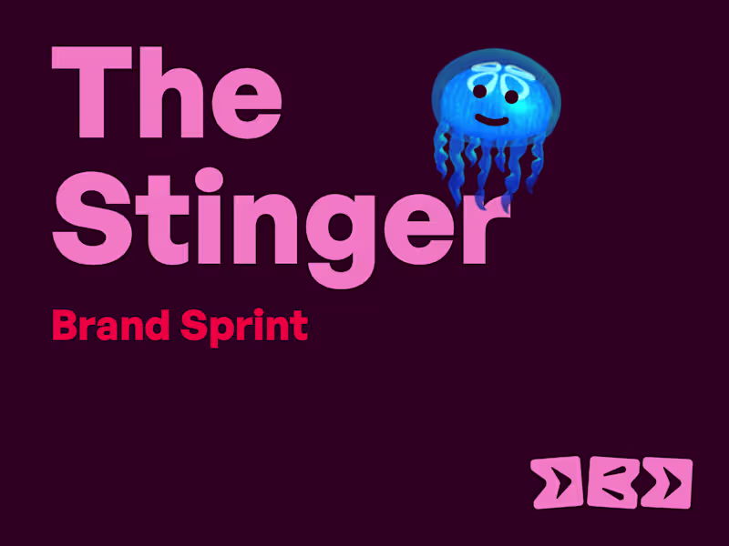 Cover image for The Stinger 🪼 | Brand Sprint 