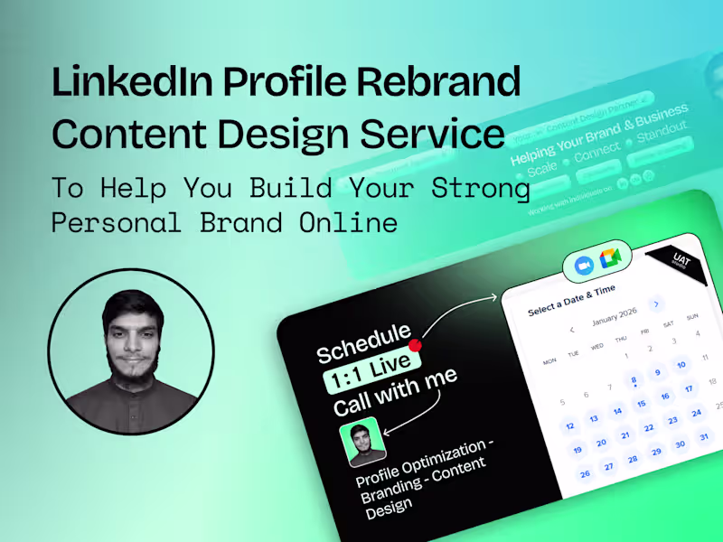 Cover image for LinkedIn Profile Revamp - Banner, Featured Images -Branded Posts
