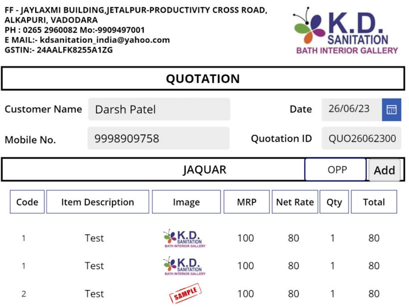Cover image for Quotation Maker Application