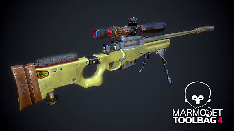 Cover image for Stylized Sniper Rifle SV-98 on Behance