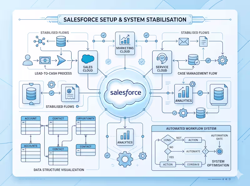 Cover image for Salesforce Setup & System Stabilisation