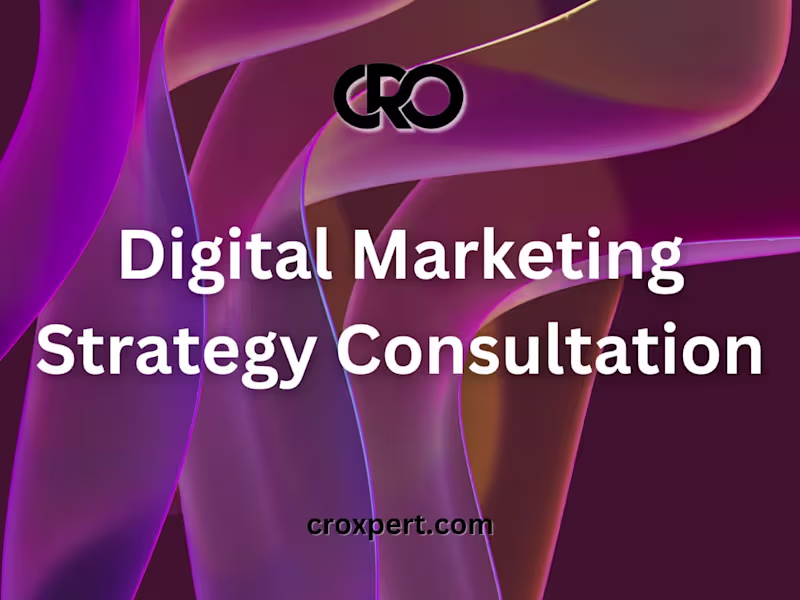 Cover image for Bespoke Digital Marketing Strategy Consulting