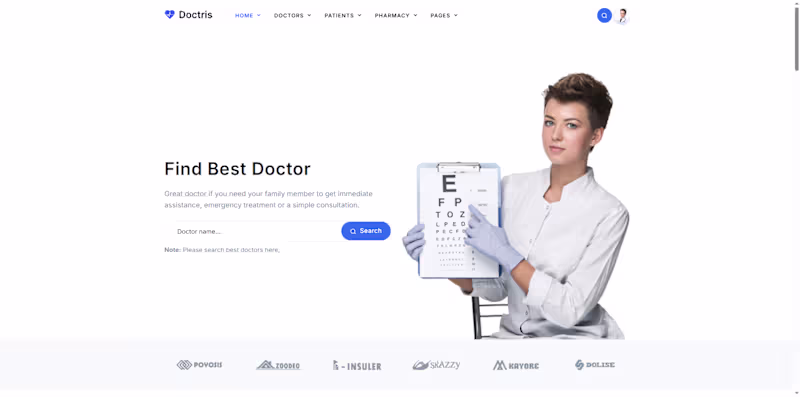 Cover image for Doctris Healthcare Platform Development