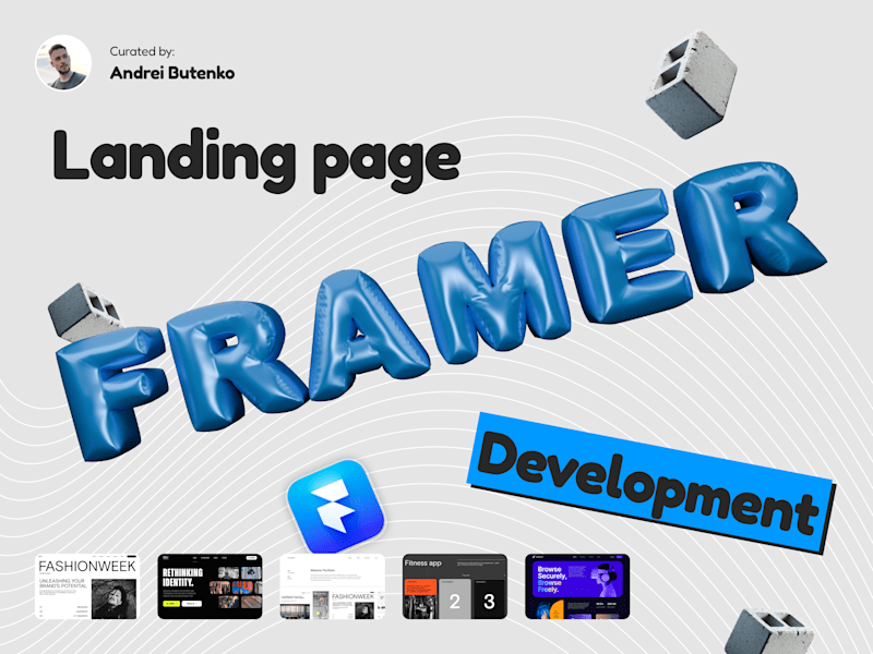 Cover image for Landing Page • Framer Development