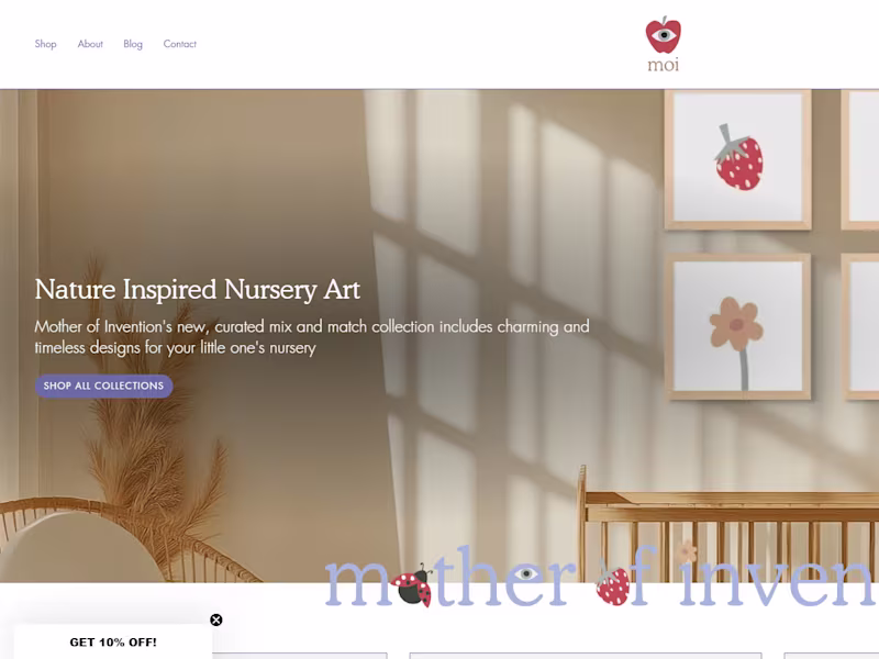 Cover image for Mother of Invention - Innovative Baby Products Marketplace 