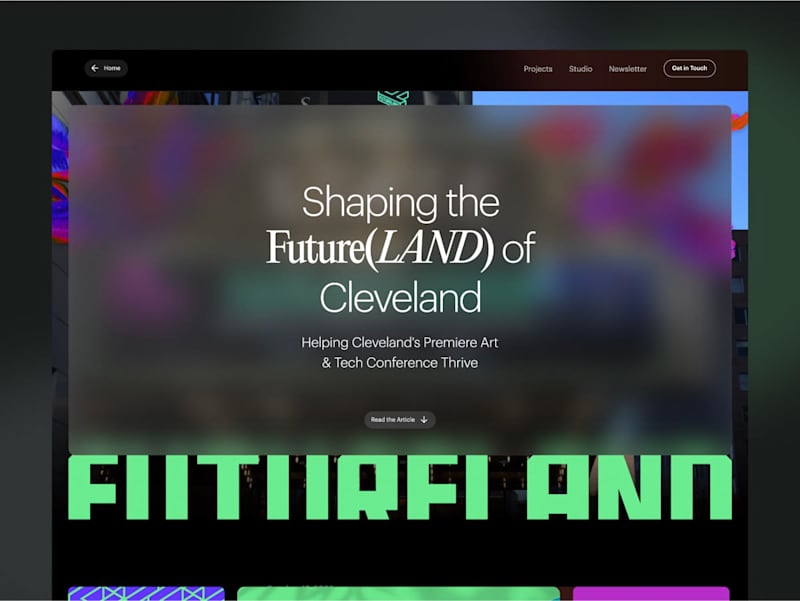 Cover image for Award-winning Web Experience