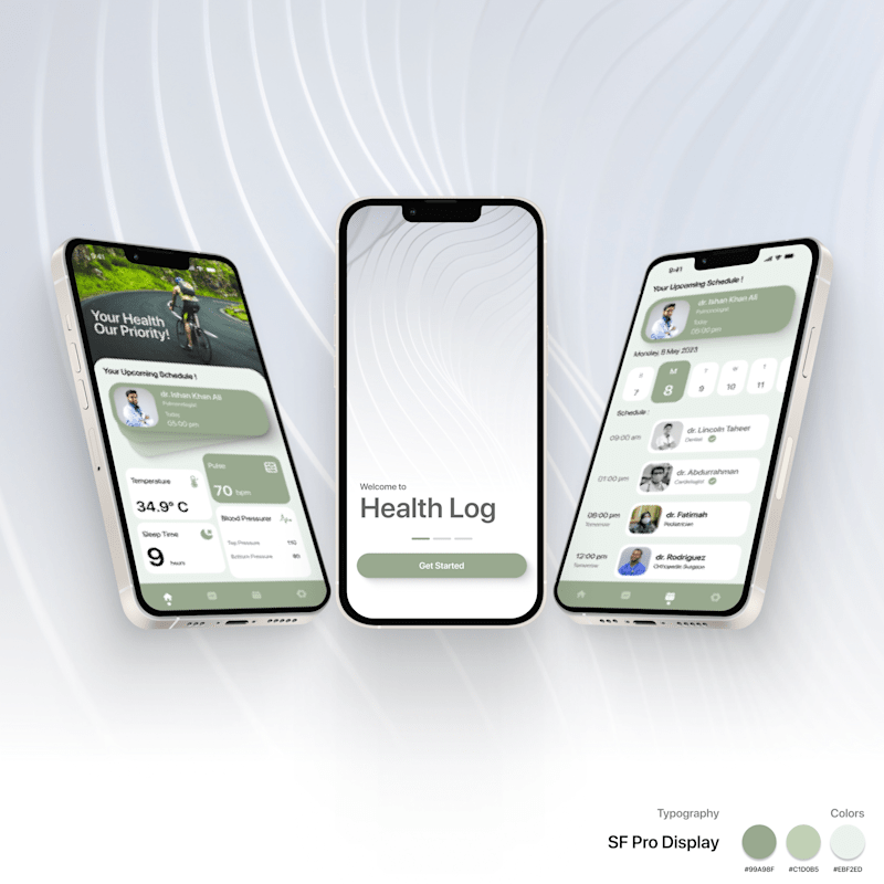 Cover image for Health Log App : Your Friend Health App