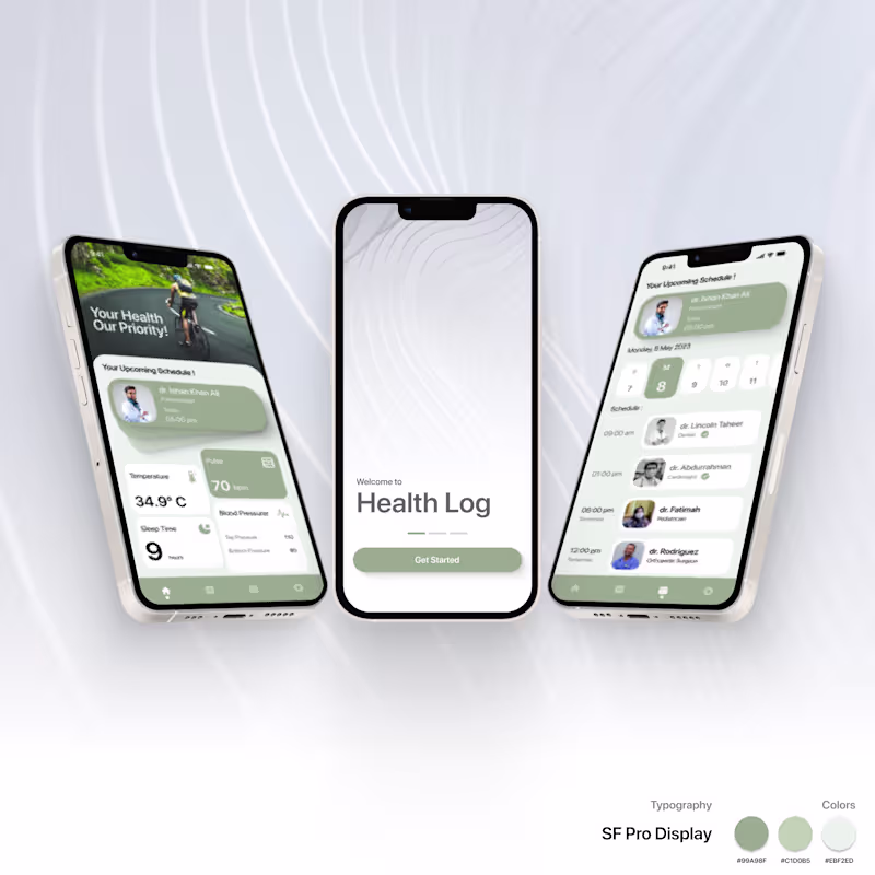 Cover image for Health Log App : Your Friend Health App
