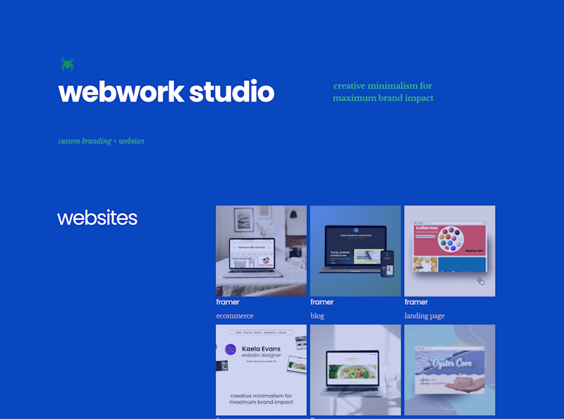 Cover image for Custom Landing Pages made in Framer
