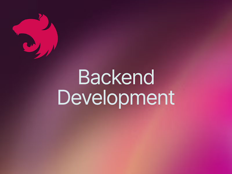 Cover image for Backend Development