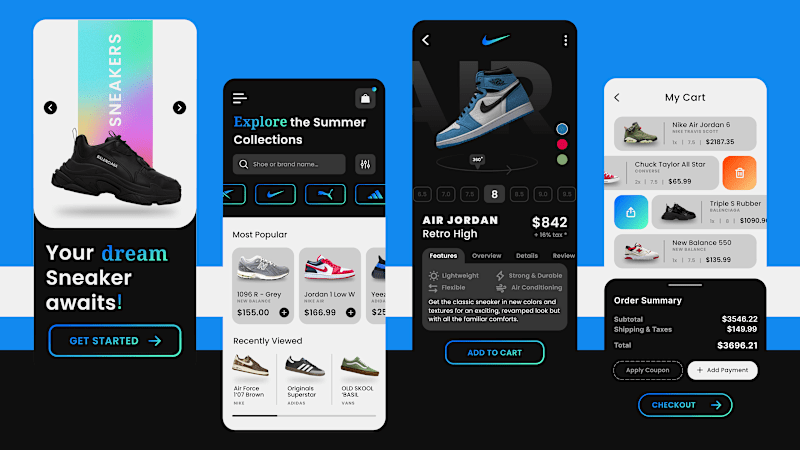 Cover image for Sneaker App Concept