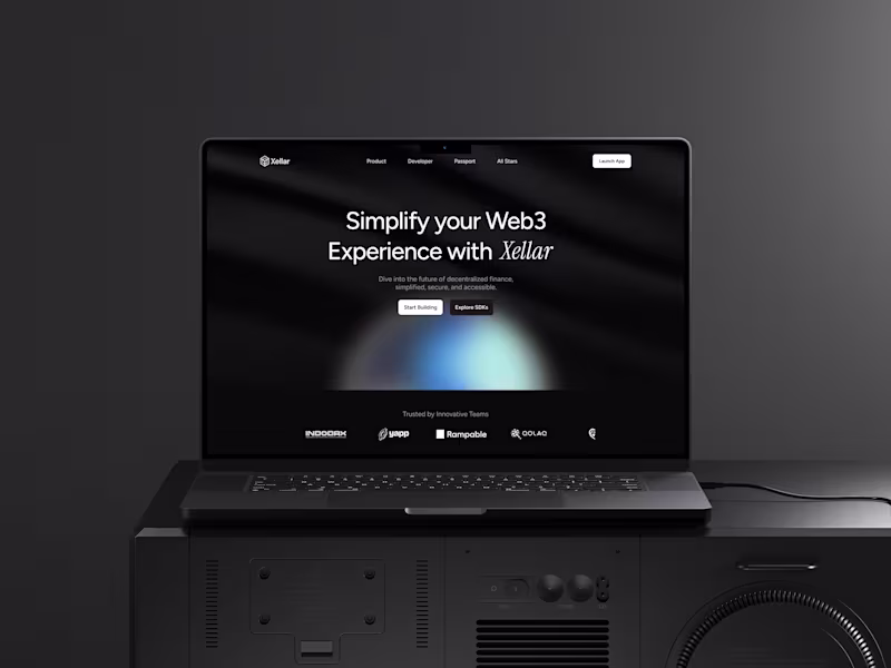 Cover image for Xellar Web3 UI/UX Design Project