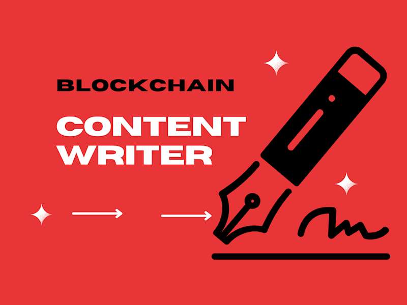 Cover image for Blockchain Content Writer  