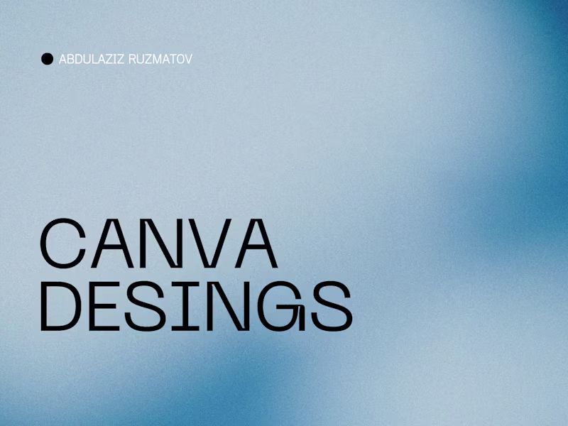Cover image for Canva designs