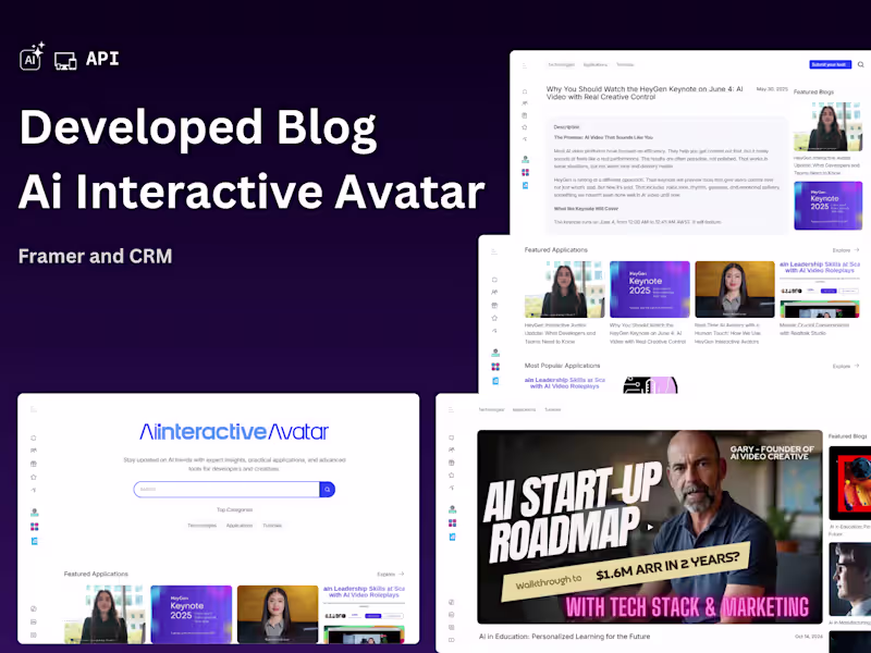 Cover image for AIInteractiveAvatar Directory Development