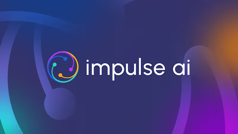 Cover image for Logo IMPULSE AI | BrandBook | Logo Design | Branding 