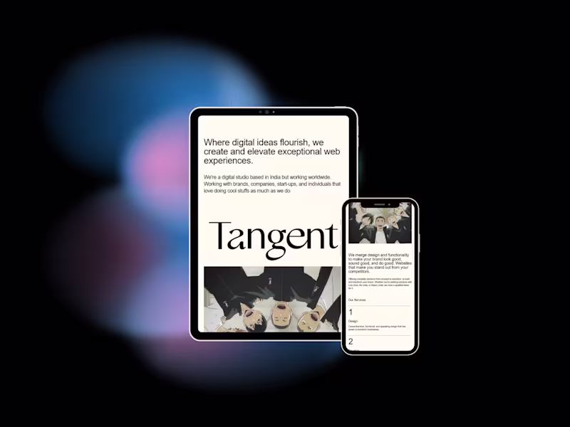 Cover image for Tangent Studio Website Development