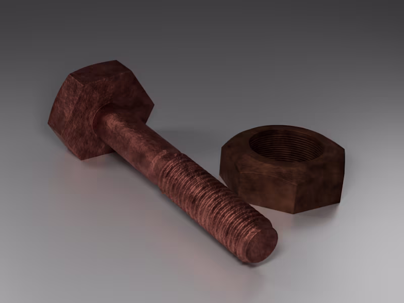 Cover image for Rusty Bolt to Glass –