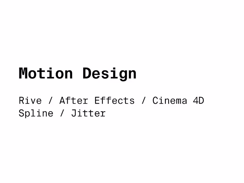 Cover image for Motion Design Services