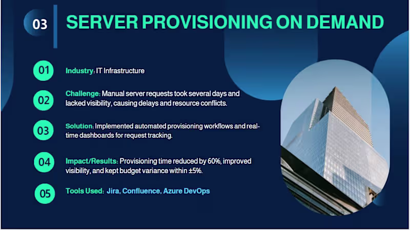 Cover image for Automated Server Provisioning System Implementation