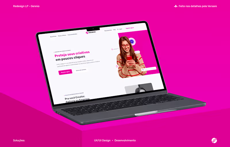 Cover image for Gennio.io - Landing Page (New Website)