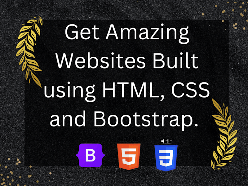 Cover image for Get a Fantastic Website built according to your style.  