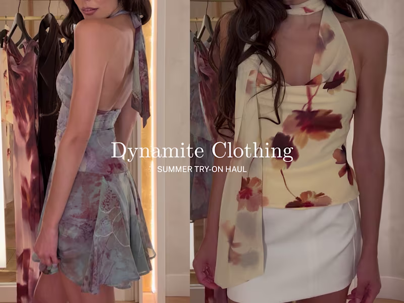 Cover image for Dynamite Clothing Instagram Reel Project