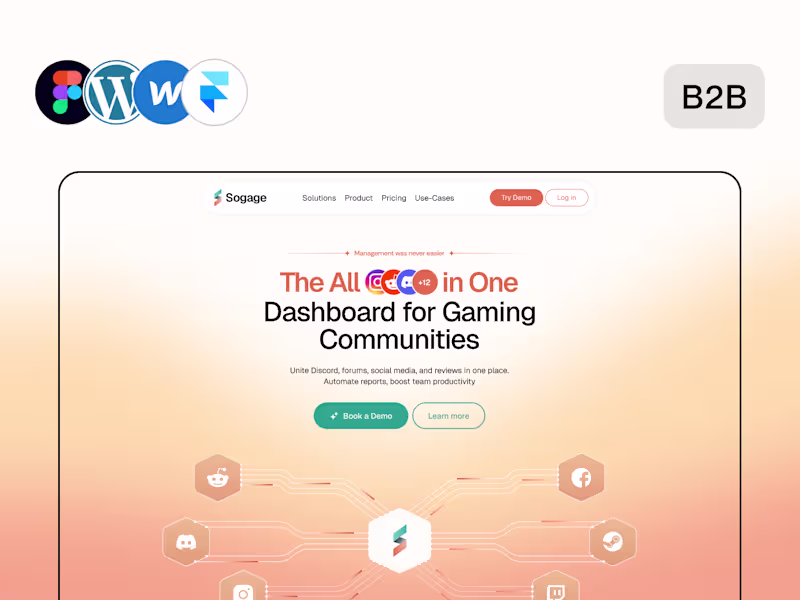 Cover image for B2B Website Design & Development