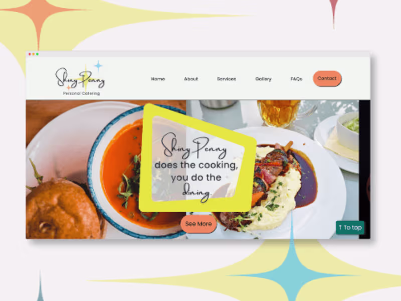 Cover image for Shiny Penny Catering