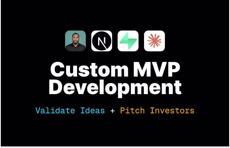 Cover image for MVP Development: Build & Launch Your App Idea in Weeks