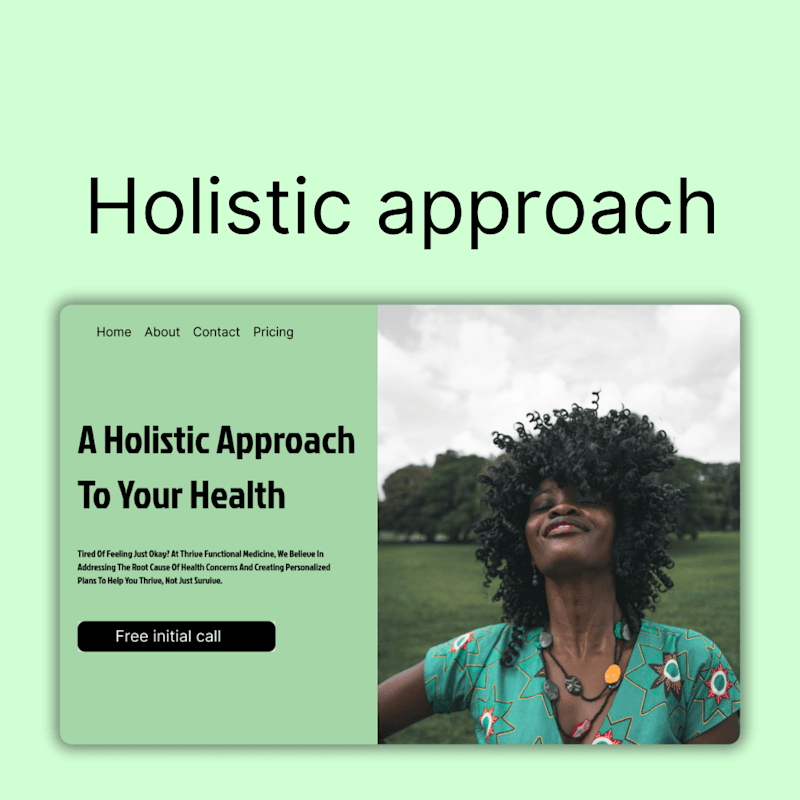 Cover image for Holistic Approach