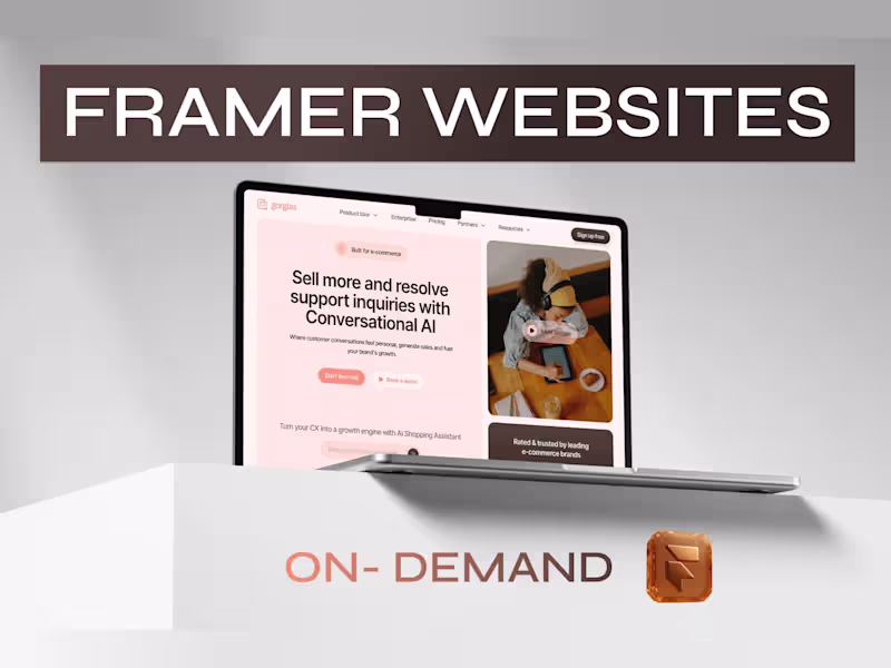 Cover image for Framer website design