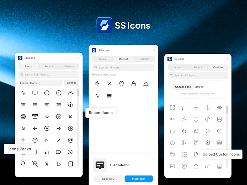 Cover image for SS Icons : Icon Management Framer Plugin
