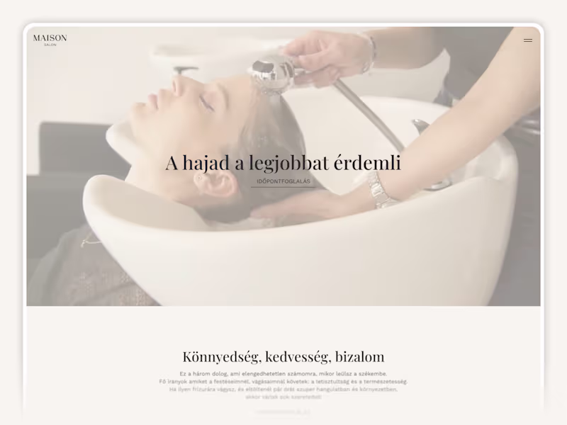 Cover image for Maison Salon | Framer Web Design & Development