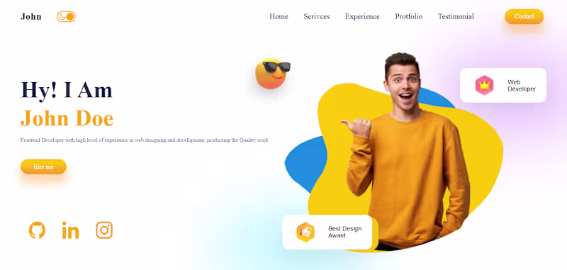 Cover image for Personal Portfolio Website