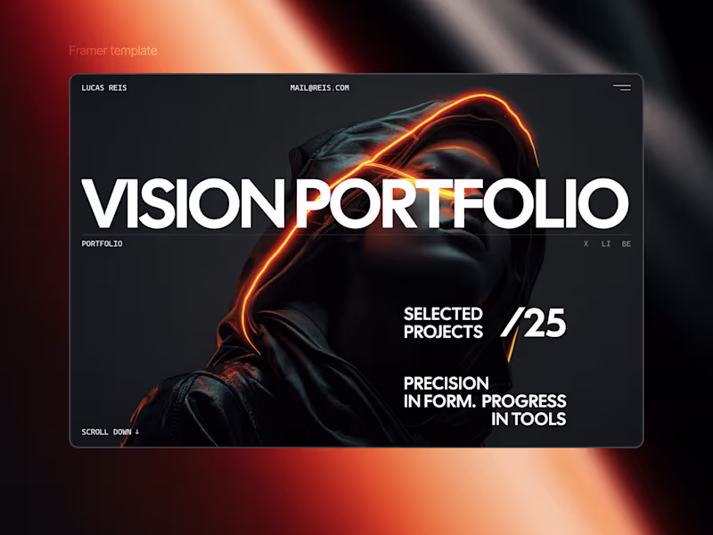 Cover image for Lurais Framer Portfolio Template Development