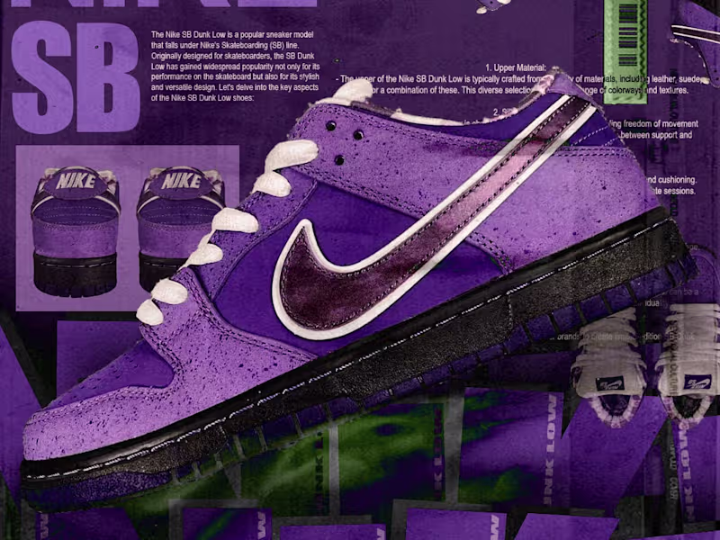Cover image for NIKE SB DUNK LOW POSTER DESIGN